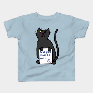 Biden Harris Support Cats with Joe Biden First Debate Quote Kids T-Shirt